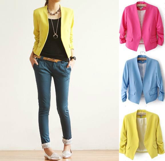 Blazer Candy Color - curto